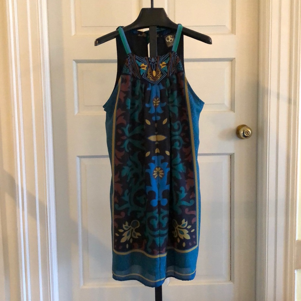 Dress with beaded detail